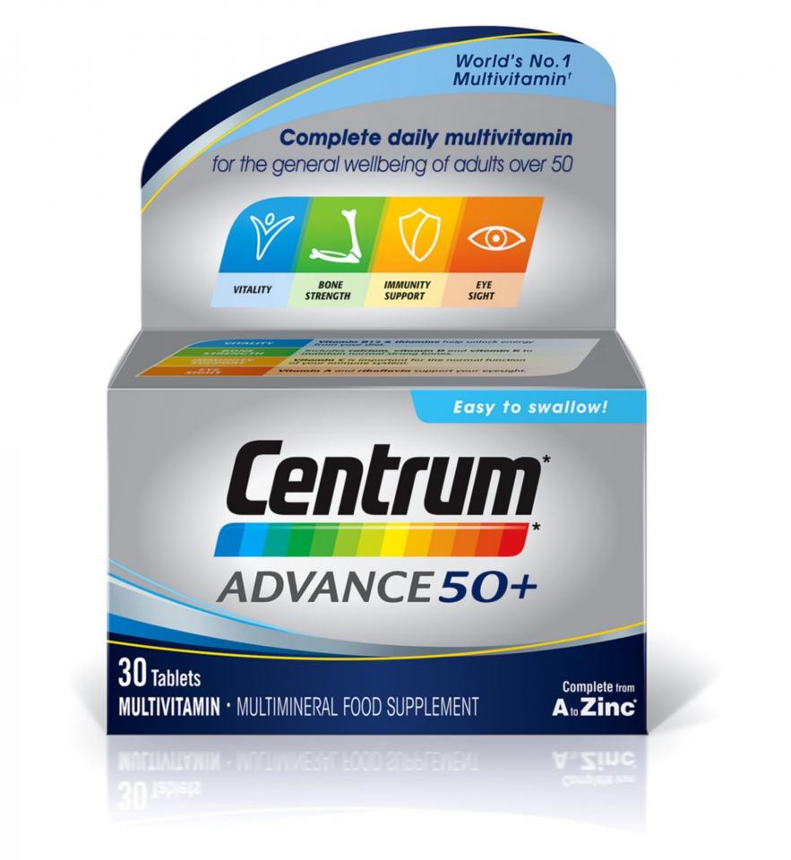 Centrum Advance 50+ Tab 30 – Chemcare Wellness Pharmacy