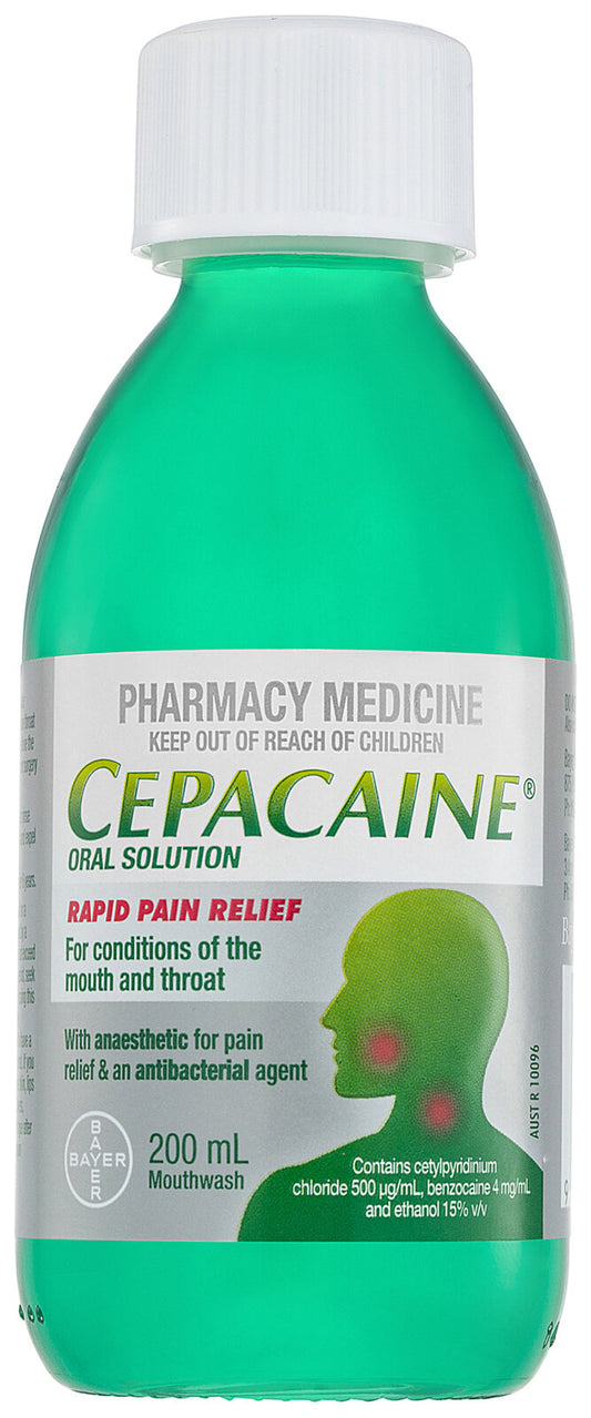 Cepacaine Oral Soln 200mL