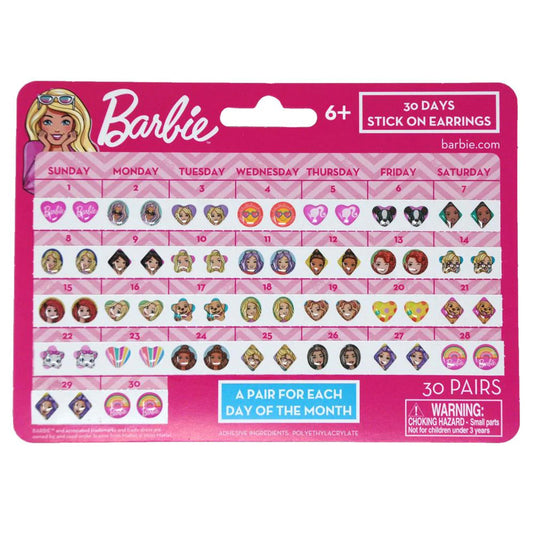 Barbie 30 Days Stick On Earings