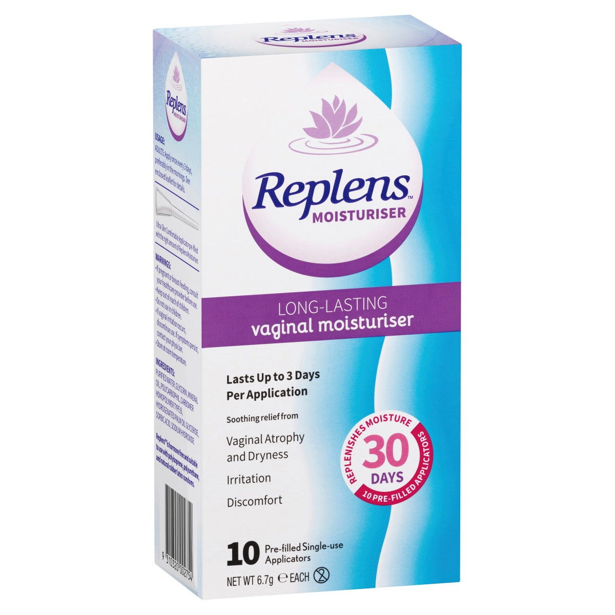 Replans Replens Vaginal Moist 10Pk – Chemcare Wellness Pharmacy