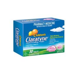 Childrens Claratyne Bubblegum 30 Tab