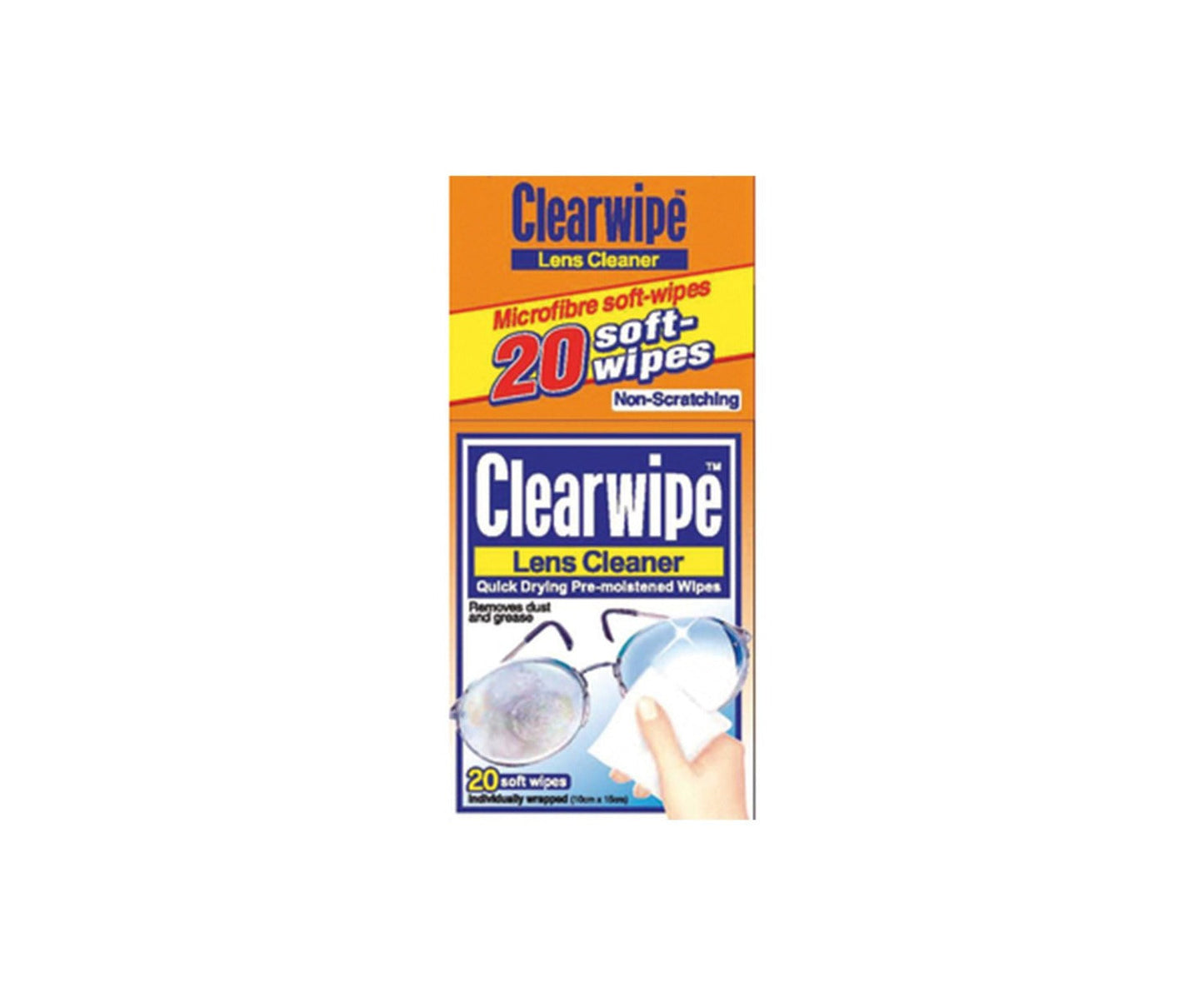 Clear Wipes Lens Cleaner 20