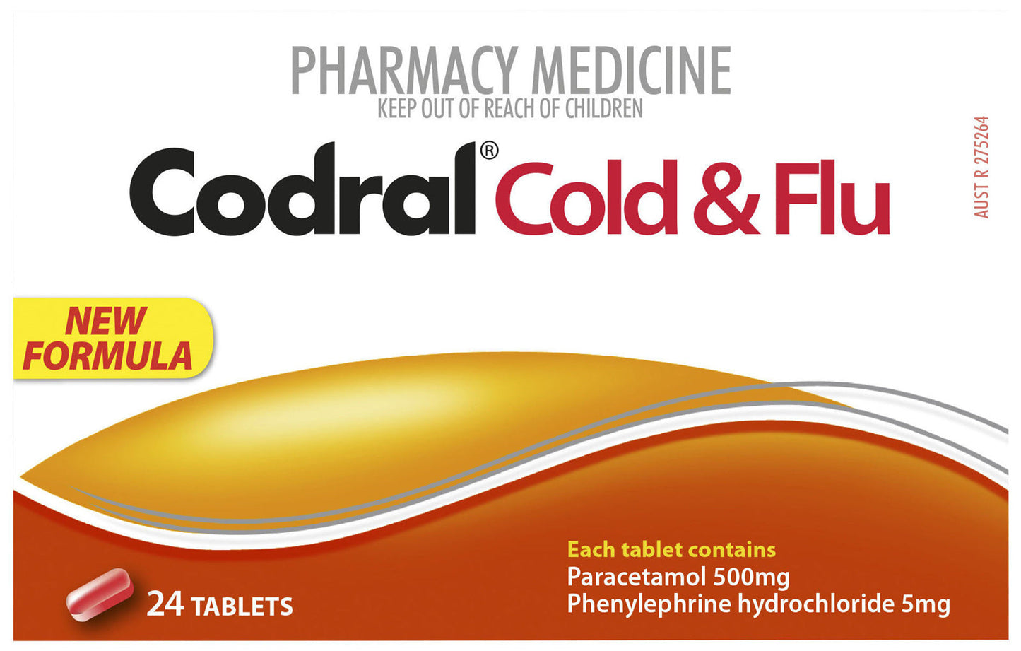 Codral Pe Cold&Flu Tab 24