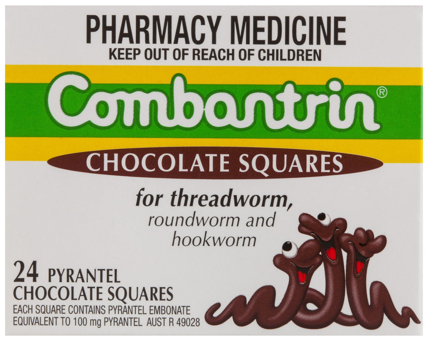 Combantrin Choc Square 24