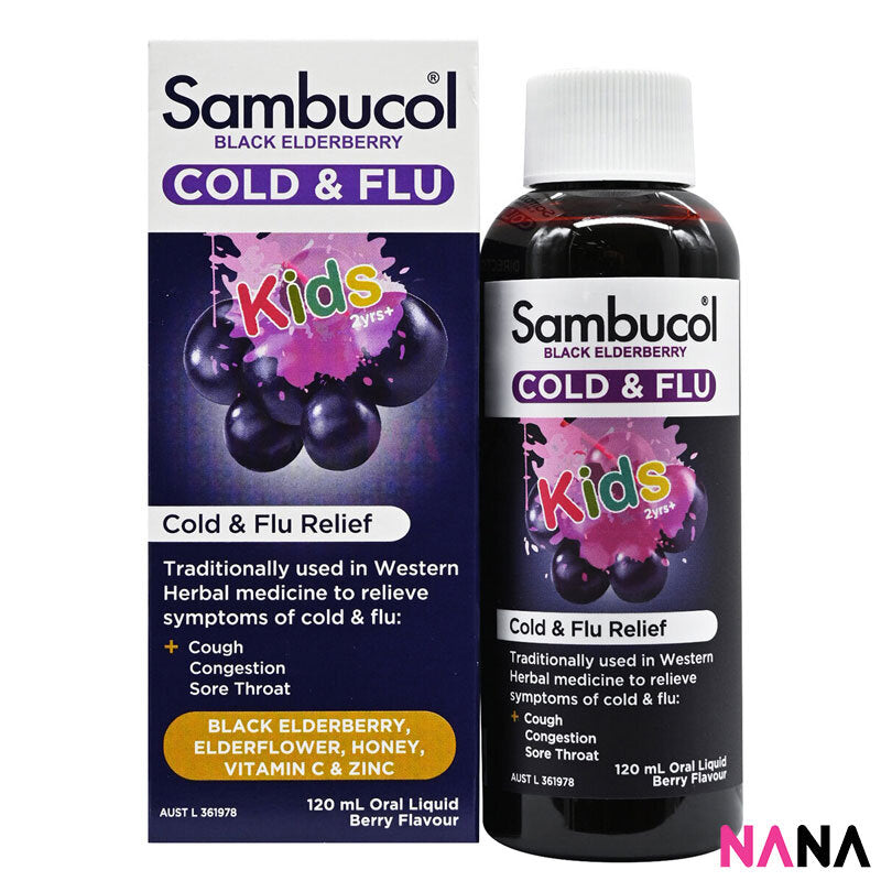 Sambucol Cold & Flu Kids 120mL