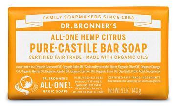 Db Hemp Citrus Soap Bar 140g