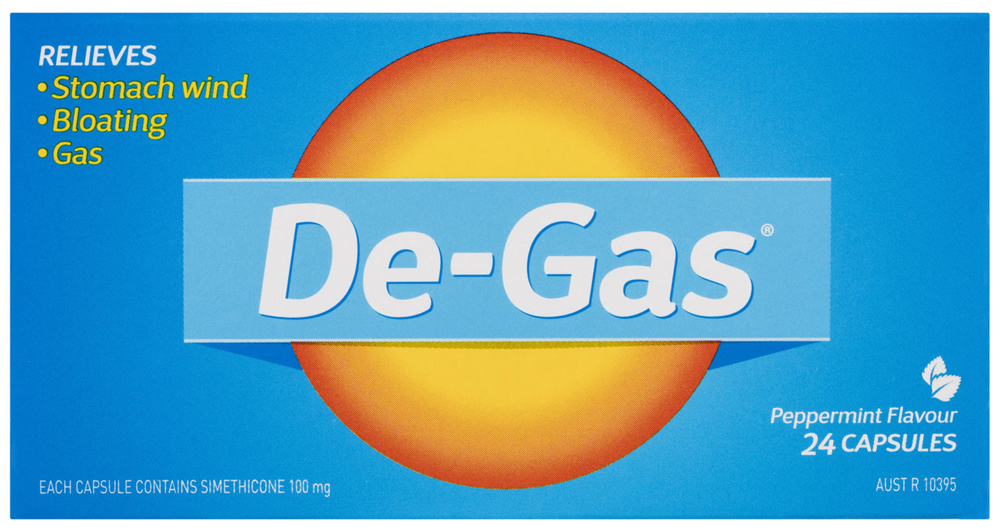 De-Gas 100mg Capsules 24