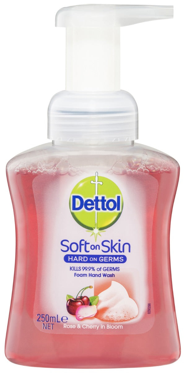 Dettol Foam Hand Wash Rose & Cherry 250mL