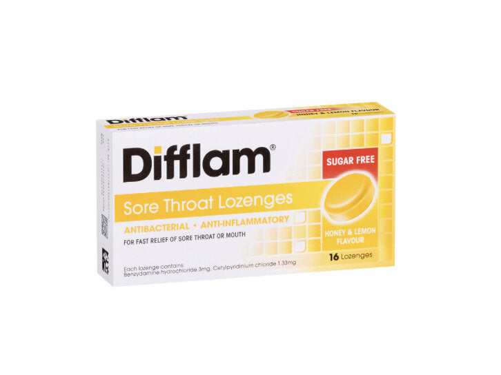 Difflam Loz Honey/Lemon S/F16