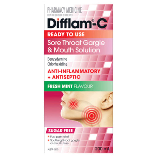Difflam-C Soln Pink 200mL