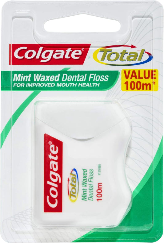 Colgate Total Floss Waxed Mint 100M Z6