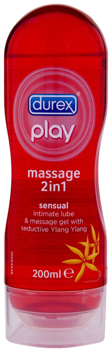 Durex Play Sensual 2 In 1 Massage Gel Lube 200mL