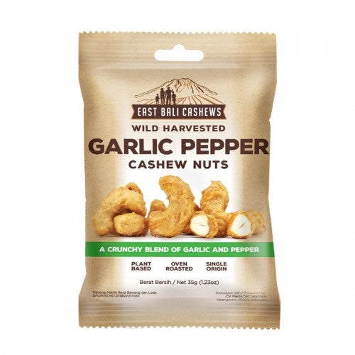 East Bali Cashews Garlic Pepper Cashew Nuts 35g