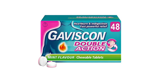 Gaviscon Dual Action 48 Mint Tablets