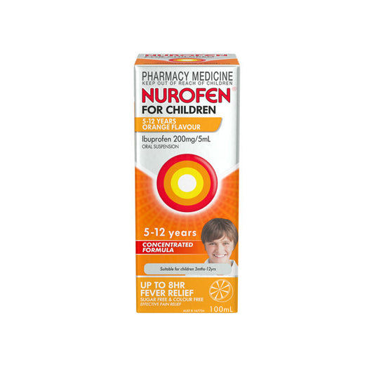 Nurofen Chld 5-12Yr Orange100mL