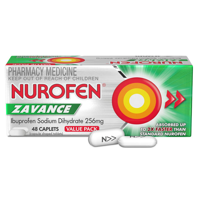 Nurofen Zavance Caplets 48'S