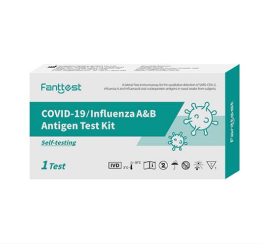 Fanttest Covid-19/ Influenza A&B Antigen Tets Kit