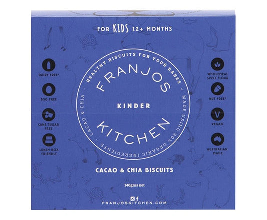 Fk Cacao And Chia Biscuits Kinder 150g