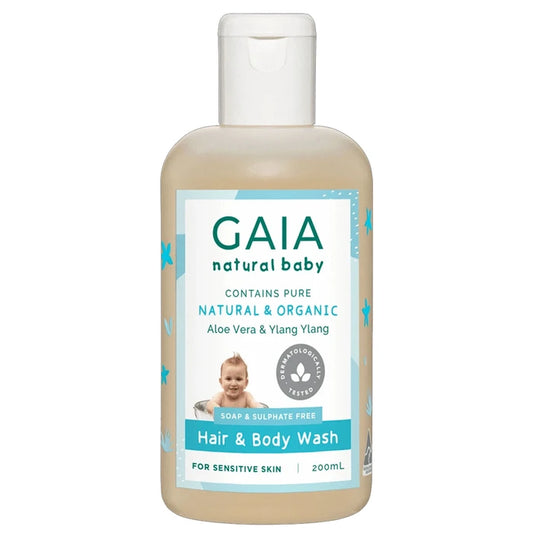 Gaia Nat Baby Hair & Body Wash 200mL