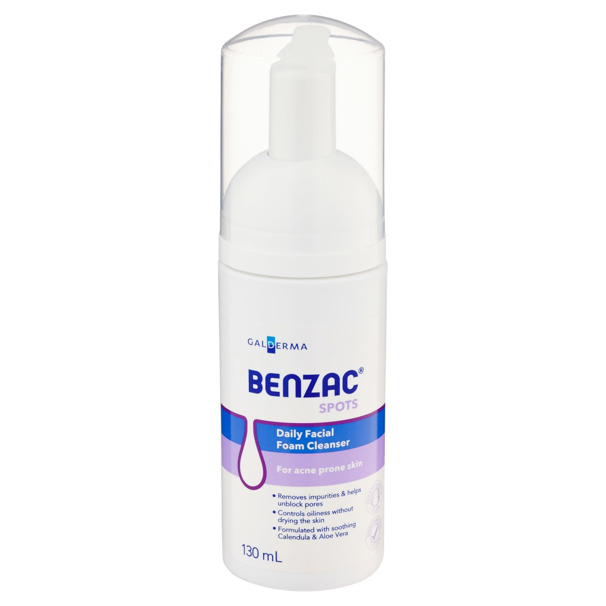 Benzac Daily Foam Clnr 130mL
