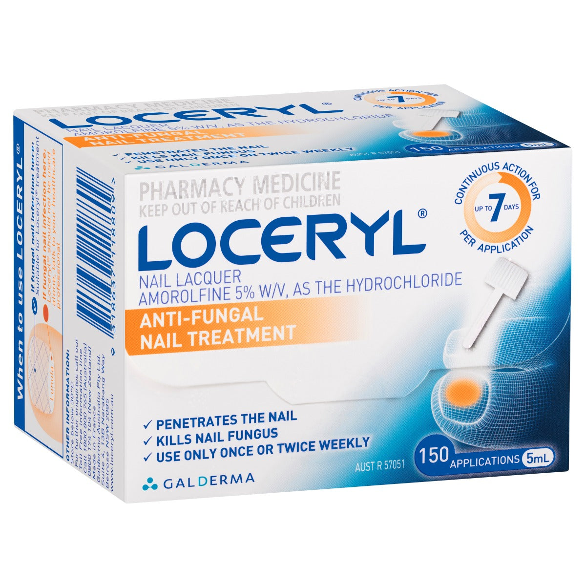 Loceryl Nail Lacquer 5mL