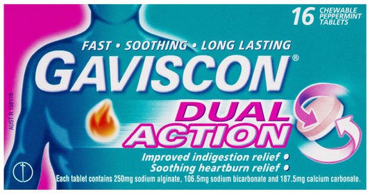 Gaviscon Dual Action Tab 16