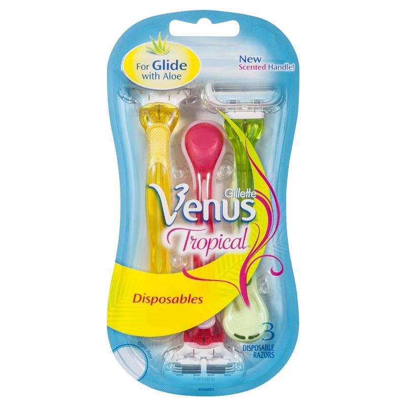 Gillette Venus Razors Tropical 3Pk