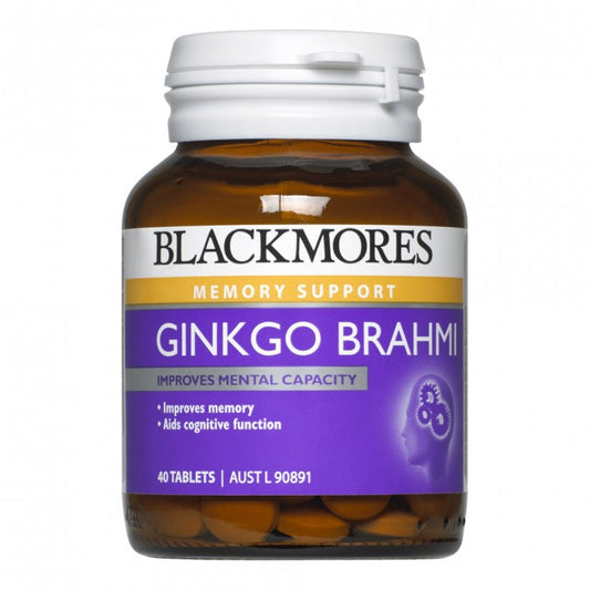 Blackmores Ginkgo Brahmi Tab 40