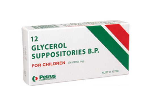 Glycerol Suppositories Children 12