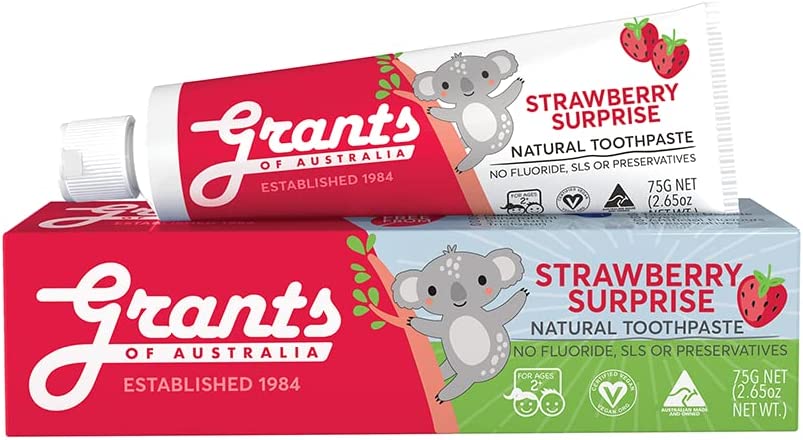 Grants Kid Natural Toothpaste Strawberry Surprise 75g