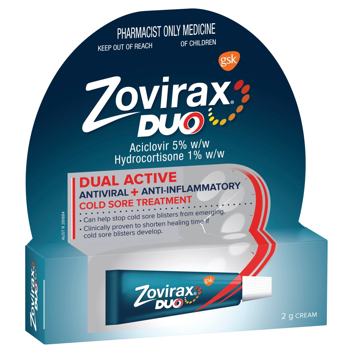 Zovirax Coldsore Cream 2G