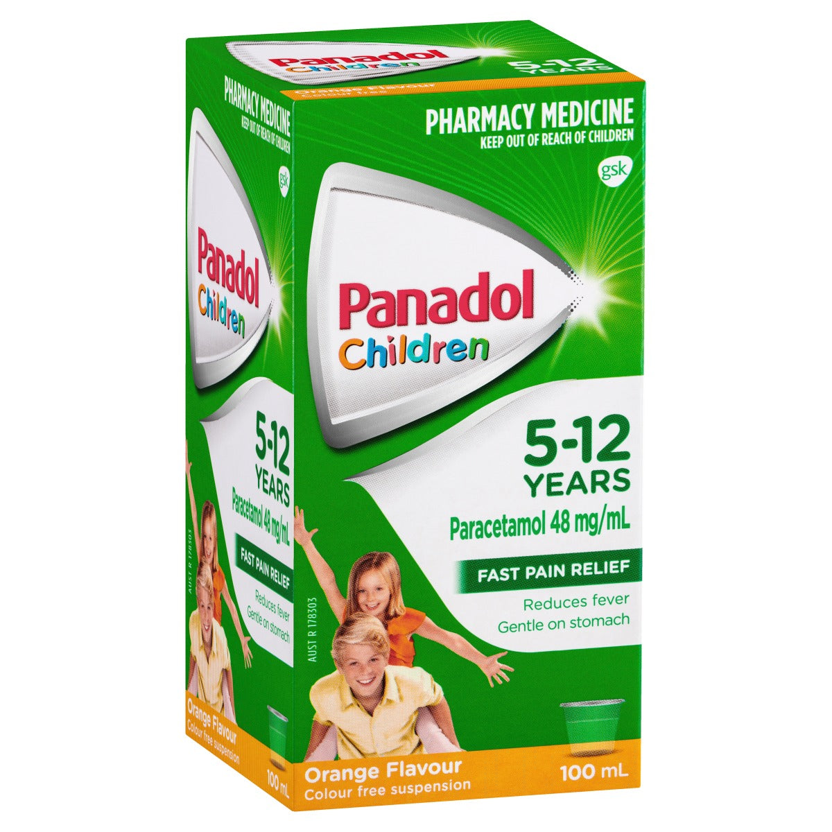 Panadol 1-5Yrs Strawberry 24mg 100mL