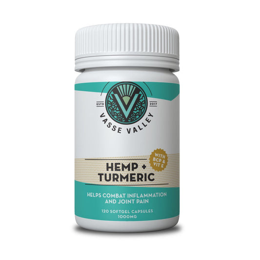 Hemp Oil Food Supplement Turmeric