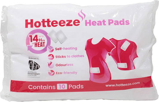 Hotteeze Large Heat Pad 10 Pack