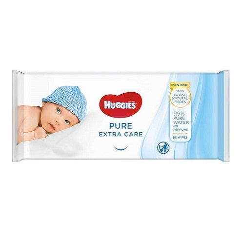 Huggies B/Wipes Pure 56Pk