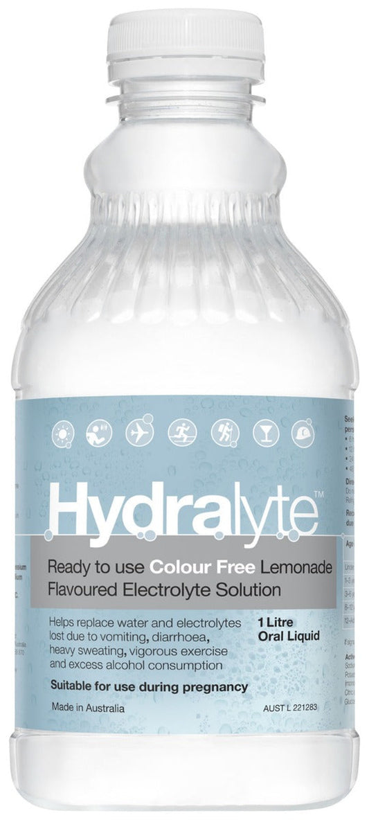 Hydralyte Liq Cf Lemonade 1 Lt