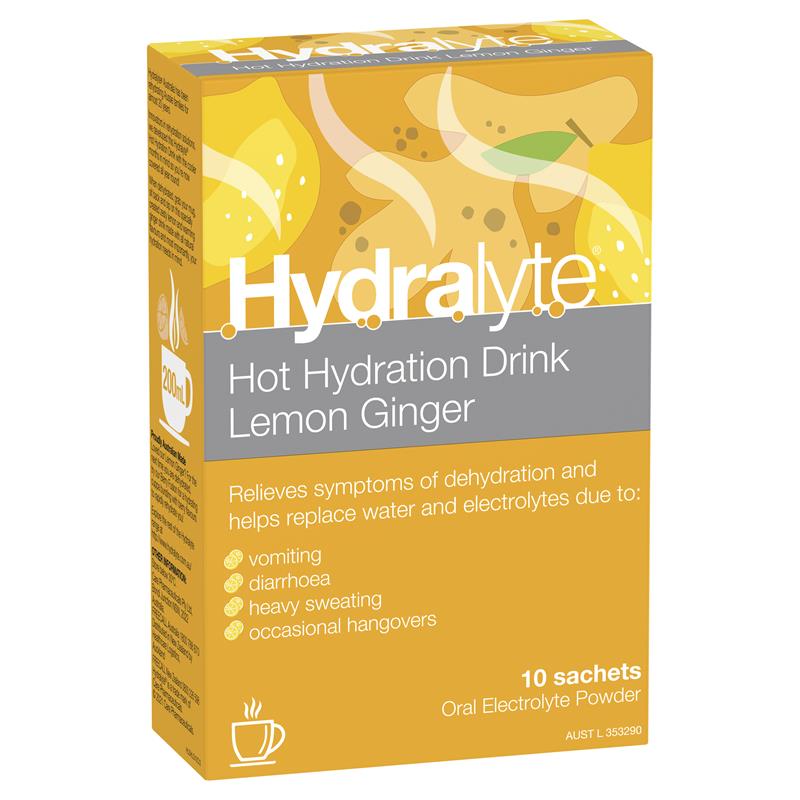 Hydralyte Hot Hydration Lmn Ginger 10'S