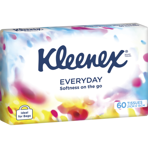 Kleenex Softeness On Go 60 Tissues