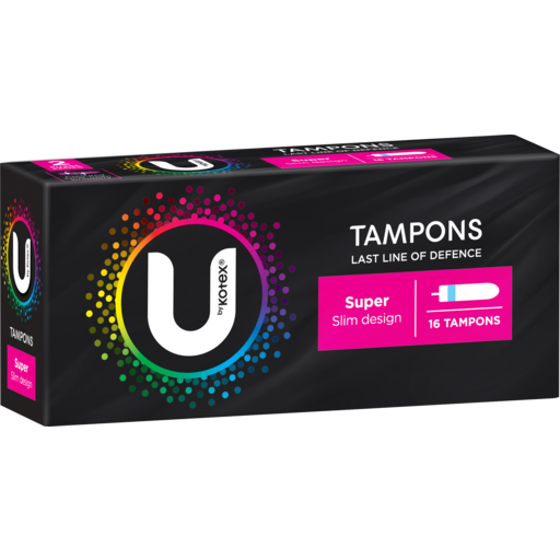 U Kotex Tampons Super 16