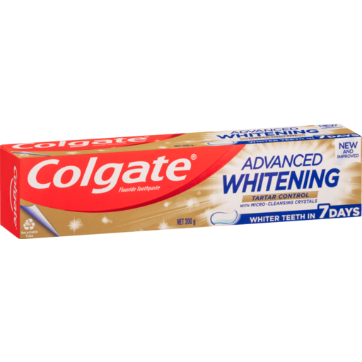 Colgate T/Paste Whte Tartar Ctr Srp 200g