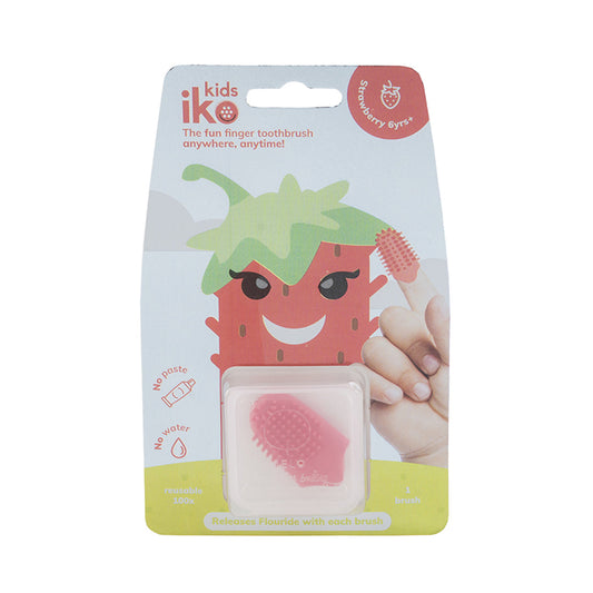 Iko Kids Finger Toothbrush Strawberry