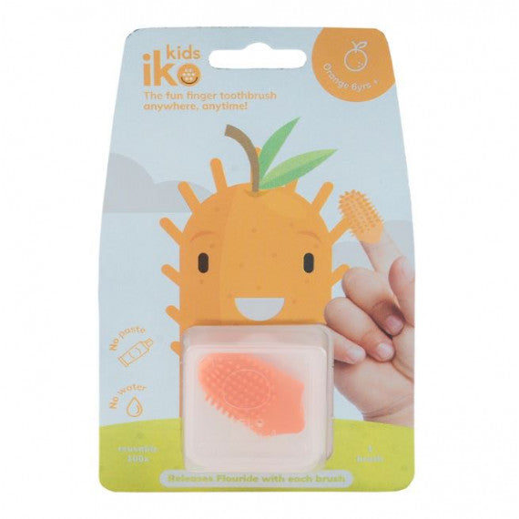 Iko Kids Finger Toothbrush Orange