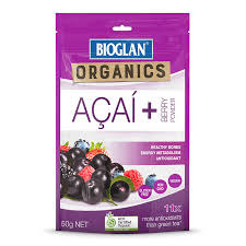 Bioglan Organics Acai & Berry Pwd 50g