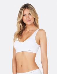 Boody Shaper Crop Bra White S