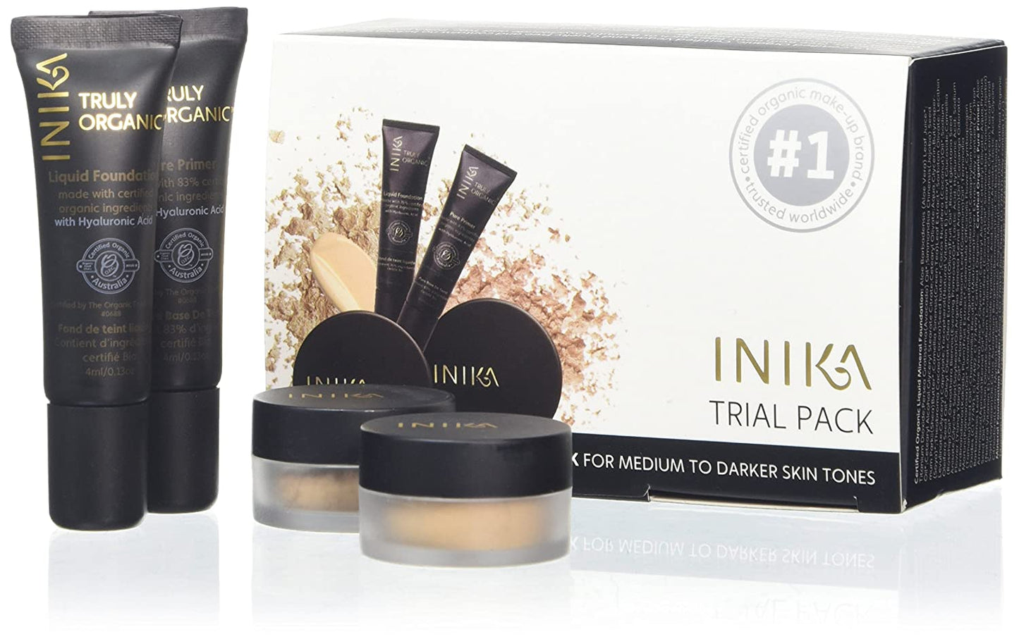 Inika Organic Foundation Trial Set Medium