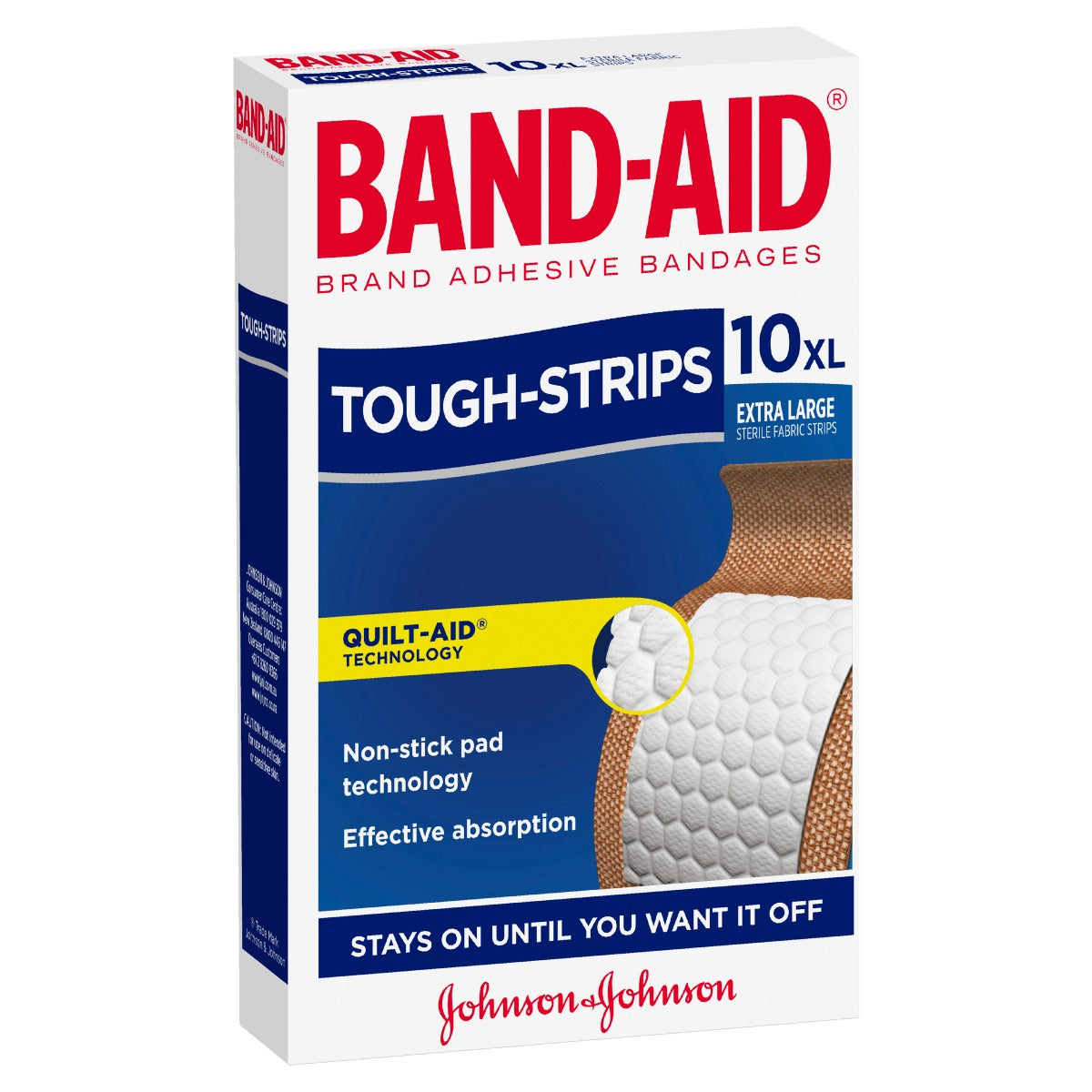 Band Aid Tough Strips Xlg 10