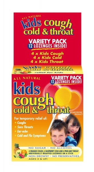Key Sun Kids Cough/Cold/Throat Variety 12