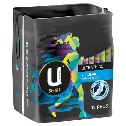 U By Kotex Sport Ut Reg Wing 12