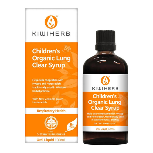 Kiwi Herb Childrens Organic Lung Clear Syrup 200mL