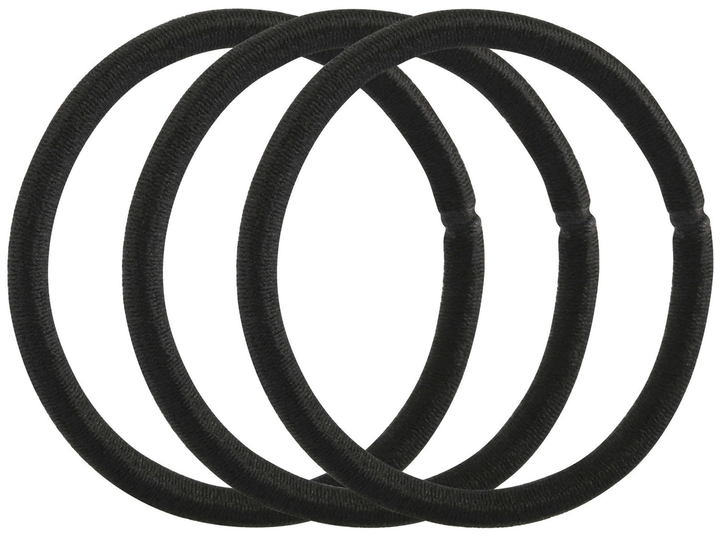 Lady Jane Snagless Elastics Thick Black 10Pk